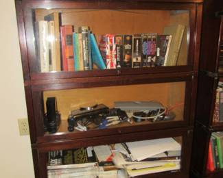 One of (1):  3-section barrister bookcase 