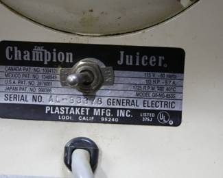 Vintage Champion Juicer