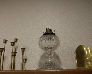 Oil Lamp & Candle Holders