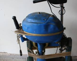 Vintage 1950's Johnson Evenrude 5.5hp Boat Motor 