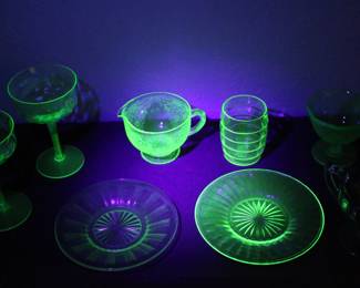 Assorted Uranium Glass 