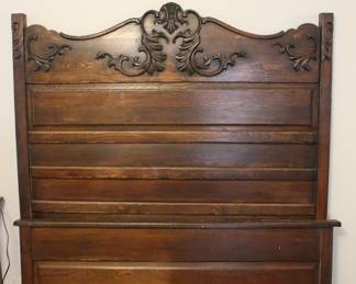 Antique Headboard & Footboard