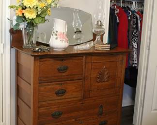 Antique Oak Dresser Chest