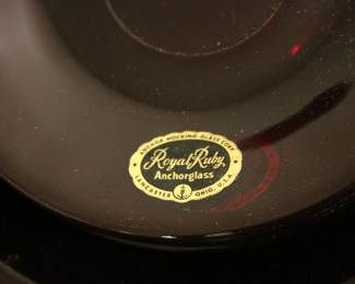 Anchor Hocking Royal Ruby Glassware