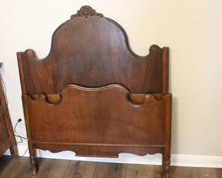 Antique Twin Headboard & Footboard