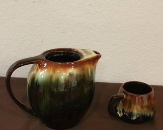 Vintage Canadian Ceramic Craft Pitcher & Mug