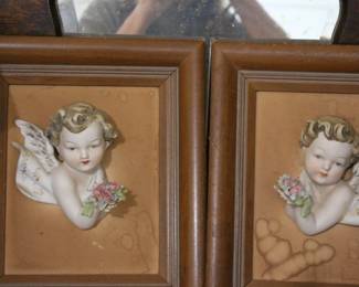 VIntage Porcelain Angel Art