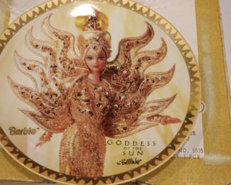 Barbie Goddess of the Sun Plate by Bob Mackie