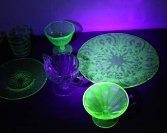 Assorted Uranium Glass 