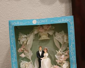 Vintage Wedding Cake Topper