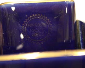 Missouri Pacific Railroad Matchstand 