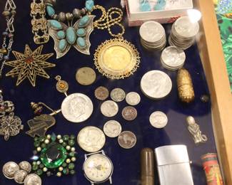 Jewelry, Coins, Lighters