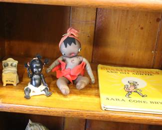 Black Americana Figures, Doll, & Book