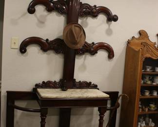 1840-1870 Rococo Revival Hall Tree