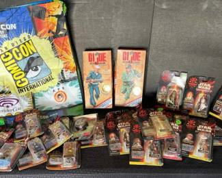AM114GI Joe Limited edition World War II, commemorative figures and Star Wars lot