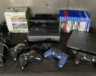 AM117VXbox and PS4 with hand controls and many games