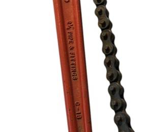 Ridgid Heavy Duty 2 12 Chain Pipe Wrench