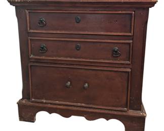 Vintage Davis Intl Wood Nightstand