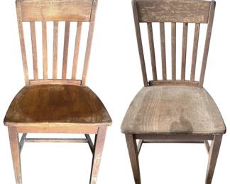 Pair of Wooden Chairs