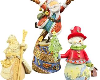 Assorted Christmas Themed Figurines
