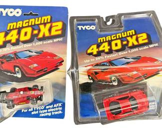 2 Tyco Magnum 440X2 Slot Cars