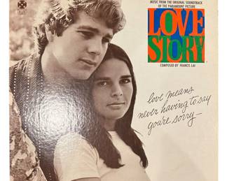 Vintage 1970 Love Story Soundtrack Vinyl