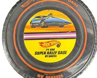 Vintage Mattel Super Rally Case 18 Cars