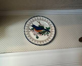 Vintage/Antique Blue Bird Dishes