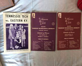 Tennessee Tech Memorabilia