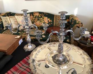 Reed & Barton 741 Silverplate Candelabra