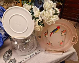 Vintage and modern kitchenware.  Pampered Chef