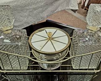 MCM 3 pcs. Barware set w/ carrier 