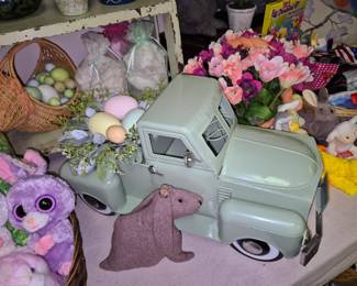 Much spring collectibles and decor.