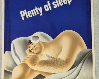 "WH 6 Plenty of sleep keeps him on the job"