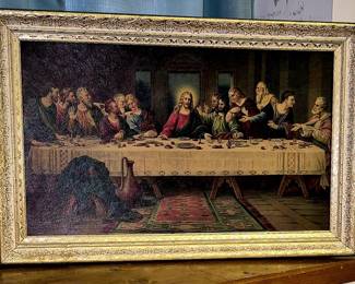 Religious pictures. "The Last Supper"