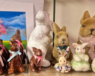Much Easter Bunny decor