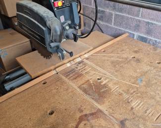 2 tables of tools and related items