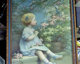 "Song of Happiness" framed print by Annie Benson Muller