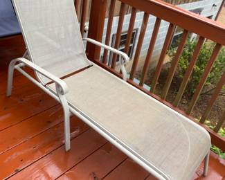 Sling Patio Chaise Lounge 