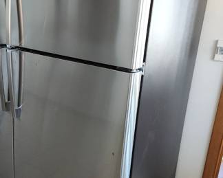 GE Refrigerator 66" T x 33 1/2" W