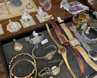 Costume Jewelry and Watches and Swarovski crystals
