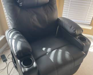 Recliner (heated massage) with drink holders :)