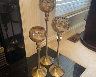 candle holders - set of 3