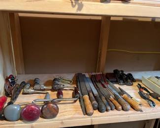 Files, vintage drills/drivers, and more!