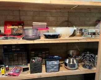 Stainless steel bowls, and houseware tool essentials