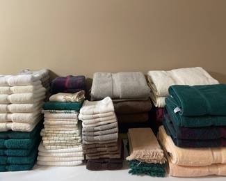 Towels:  Bath, hand, and wash cloths