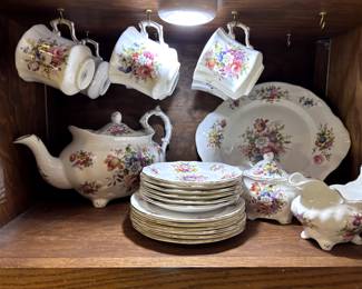 Hammersley Howard Spray - Bone China Tea Set