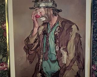"Tears" Clown by Emmett Kelly