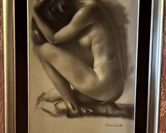 Roberto Lupetti - charcoal nude