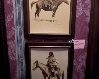 Frederic Remington's Indians on Horseback 1901 A Breed